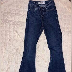 Hollister Dark Blue Flare Jeans